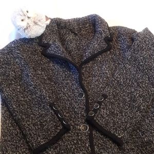 Talbots sweater jacket